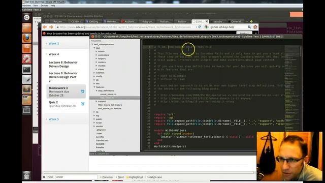 SaaS HW3 (CS169.1X) BDD Cheat Sheet смотреть онлайн