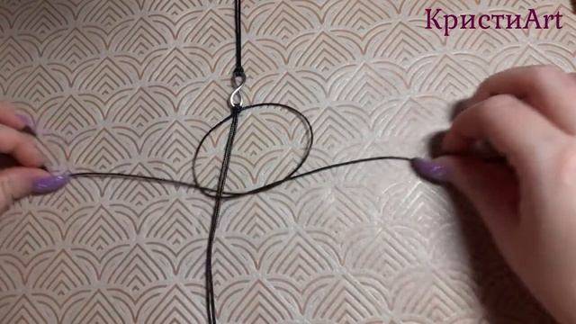 Мастер класс по плетению браслета "Знак бесконечности" квадратным узлом смотреть онлайн