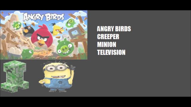 Angry Birds Creeper Minion Television logo смотреть онлайн