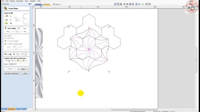 #Vectric #Aspire #3D #Texture #Tutorial-12 #Decorative wall #panel #2D #Tiles #interior #cnc #route смотреть онлайн