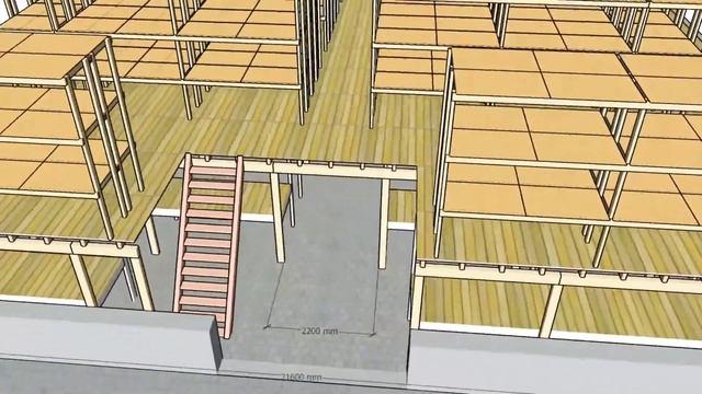 Монтаж в складах межэтажного деревянного перекрытия и стелажей смотреть онлайн