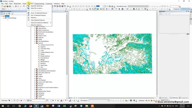 Export ArcGIS Contour Shape File to AutoCAD with Elevation смотреть онлайн