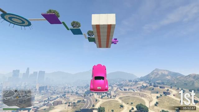 GTA V Retro CAR Parkour Gameplay With JOB link смотреть онлайн