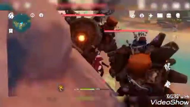 Poor Qiqi got trampled by Ruin Guards Genshin Impact. смотреть онлайн