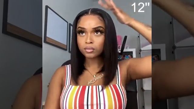 5*5 Lace Bob Wig 10inch&12inch-Virgin Human Hair смотреть онлайн