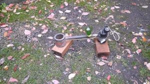 Горелка на отработке.