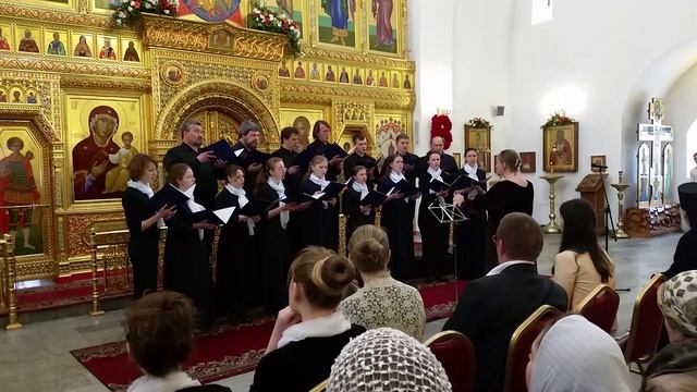 О Тебе радуется. Знаменного роспева в обр. П.Г. Чеснокова. Облегченное переложение