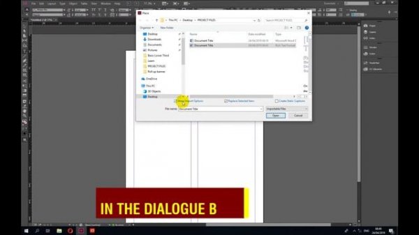 How To Import Microsoft word File Into Adobe InDesign Without  Reformat 2021
