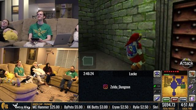 Zelda Dungeon Marathon 2019 - Ocarina of Time 3D: Master Quest смотреть онлайн