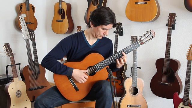 Richard Jacob Weissgerber Simplicio model 1934 - ultra rare guitar with mystical sound смотреть онлайн