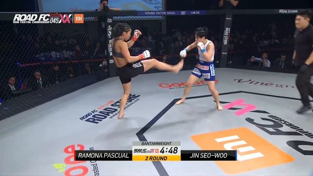 XIAOMI ROAD FC 045 XX RAMONA PASCUAL(라모나 파스쿠얼) VS JIN SEO-WOO(진서우) смотреть онлайн