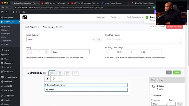 Getting Started With Email Automation For WordPress - FluentCRM смотреть онлайн