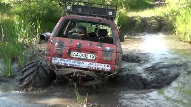 офф-роуд джип тюнинг 4x4 Бомба на мостах газ66 и арки я-170 4х4 оффроад off-road jeep смотреть онлайн