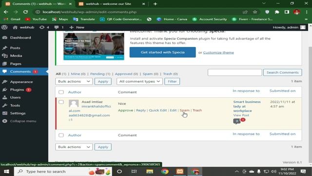 How to Approve , Edit , & Delete Comment in WordPress Post | WordPress for Beginners | Lec# 9 смотреть онлайн