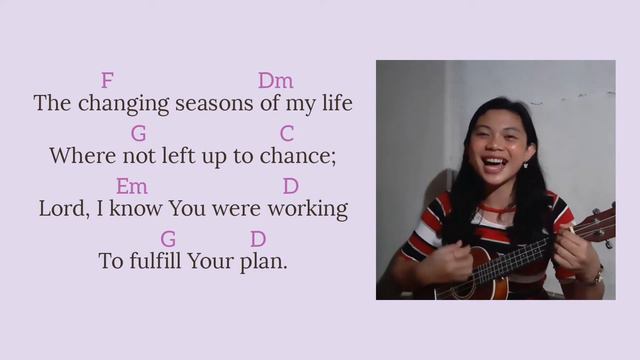 ALL ALONG ♡ ukulele cover with lyrics + chords смотреть онлайн