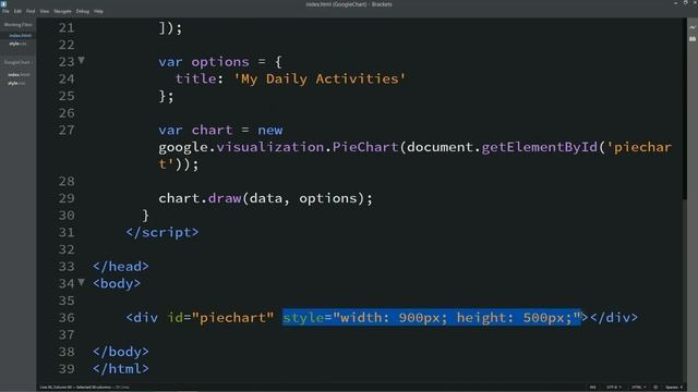 How To Create Chart Or Graph On HTML CSS Website | Google Charts Tutorial смотреть онлайн