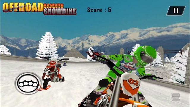 Offroad Bandits Snow Bike - SnowMobile Racing Game смотреть онлайн