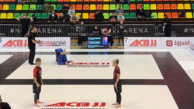 Бой в No Gi по BJJ Дети (Борьба Панда) "ACB JJ NORTHWEST RUSSIAN OPEN CHAMPIONSHIP 2022" смотреть онлайн
