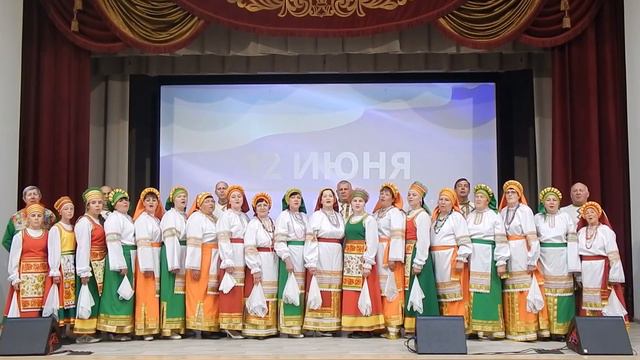 #МыРоссияСтранапобедителей, Гимн России! Сводный хор сел Красное и Ариничево смотреть онлайн