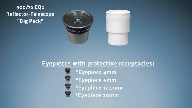 900-76 EQ2 Reflector Telescope "Big Pack" смотреть онлайн