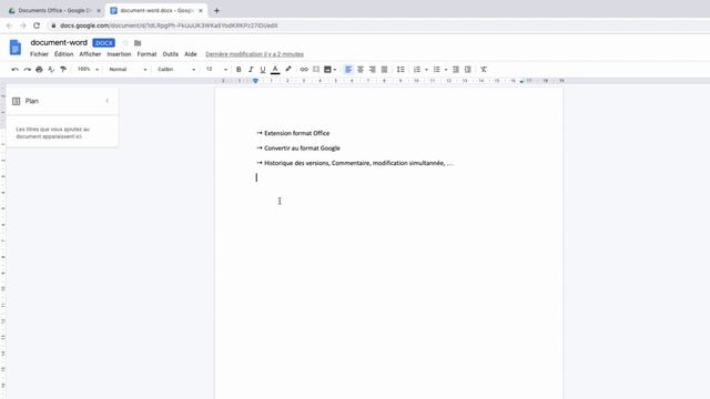 GOOGLE DRIVE : MODIFIER LES FICHIERS OFFICE DEPUIS SON DRIVE (WORD, EXCEL, POWERPOINT) смотреть онлайн