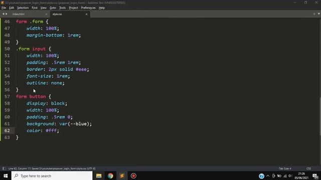 How To Create Popover Login Form Only Using HTML and CSS смотреть онлайн