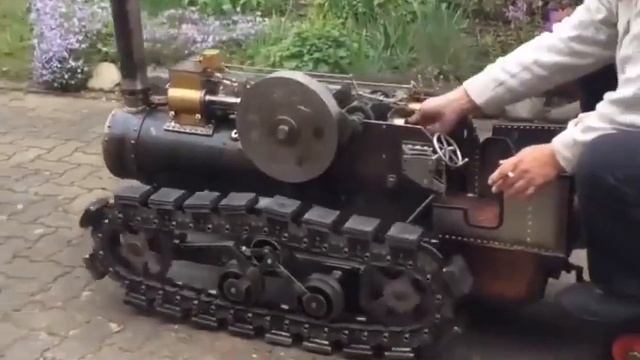 Miniature Homemade Steam Engine Миниатюрный самодельный паровой двигатель смотреть онлайн