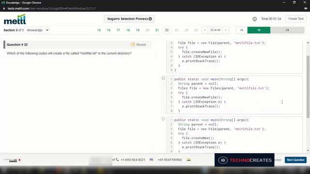 Nagarro Online Test Java Coding Aptitude 002 Continue смотреть онлайн