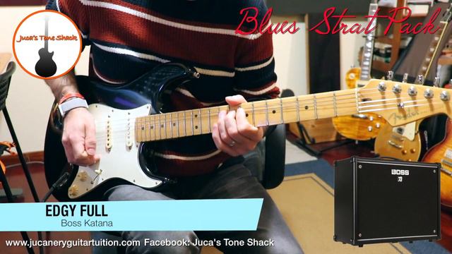 BOSS KATANA - BLUES STRAT PACK!!! 4 DIFFERENT TONES!!! смотреть онлайн