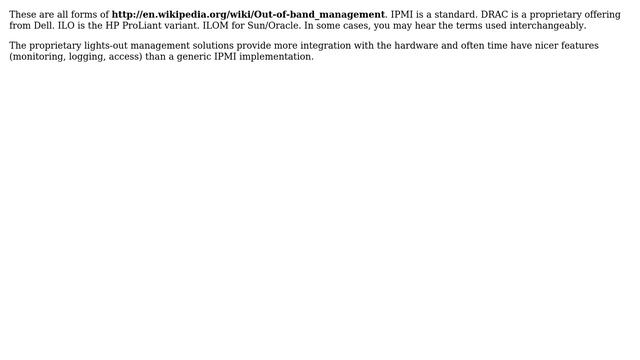 What is the difference between IDRAC, IPMI and ILO? (3 Solutions!!) смотреть онлайн