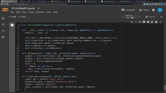 Fine-Tuning BERT with HuggingFace and PyTorch Lightning for Multilabel Text Classification | Train смотреть онлайн