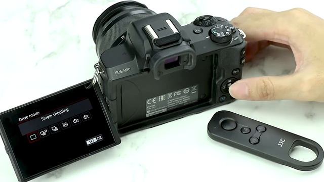 JJC BTR-C1 (Replaces Canon BR-E1) pairs with Canon EOS M50 смотреть онлайн
