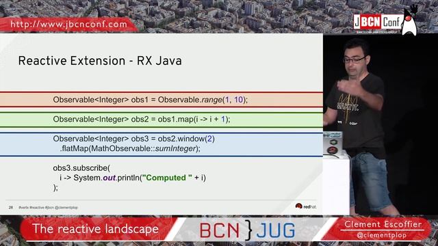 The reactive landscape - by Clement Escoffier at JBCNConf'17 смотреть онлайн