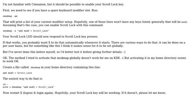 Unix & Linux: Why is the Scroll Lock key disabled in Cinnamon/Linux/Xorg? (3 Solutions!!) смотреть онлайн