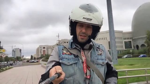 Путешествие по Казахстану на мотоцикле (Астана) смотреть онлайн