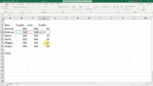 Introduzione alle FORMULE - EXCEL TUTORIAL ITALIANO 09 смотреть онлайн