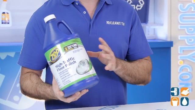 Zep Commercial High Traffic Floor Polish, 1 gal Bottle