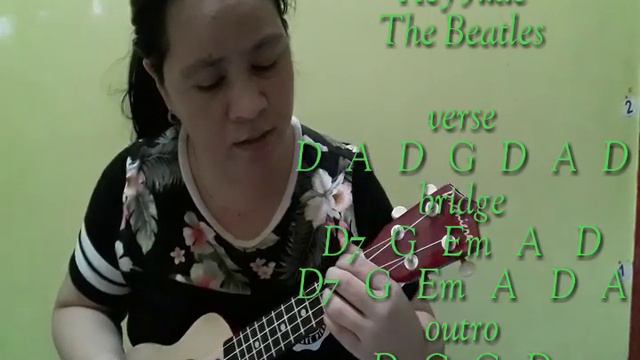 Hey Jude by The Beatles w/ CHORDS | ukulele cover смотреть онлайн