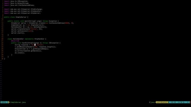 Simple Java HTTP Server for Microservices Built into Java SE смотреть онлайн