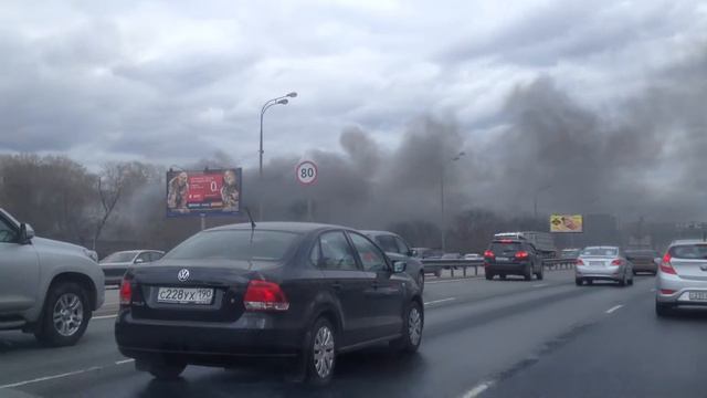 Дым от пожара в Москве ч.2 смотреть онлайн