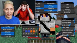 Я СКАЧАЛ ЧИТЫ | Реакция ДОМЕРА и ЮТУБЕРОВ в Майнкрафт