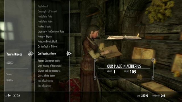 SKYRIM Bitterbreeze Books - Open Books Library [XB1] 📚 Xbox One Mod Showcase [Ultramodded 2019]