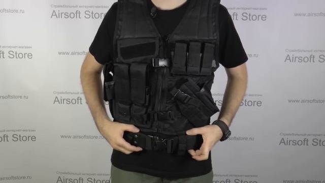 Тактический боевой жилет NcSTAR Crossdraw смотреть онлайн