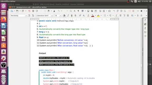 Java Typecasting смотреть онлайн
