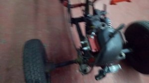 Самодельный трицикл с двигателем от бензопилы Урал