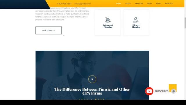 Finvision - Financial Consulting WordPress Theme смотреть онлайн