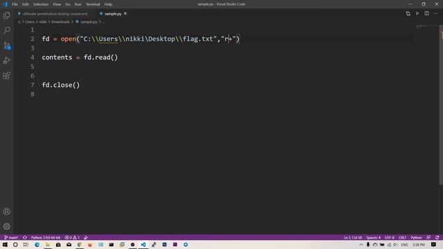 Python Fundamentals - 11 File I/O смотреть онлайн