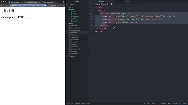 WEB2-PHP-22. form과 POST смотреть онлайн