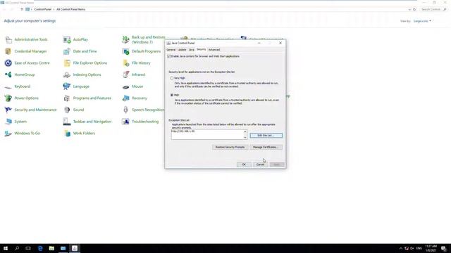 Fix Java Application Blocked by Security Settings Error смотреть онлайн
