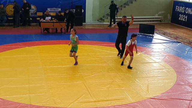 Пол финал. г Фаргона Чемп-УЗБ 33 кг Ш.Шохиста 2021 год. смотреть онлайн